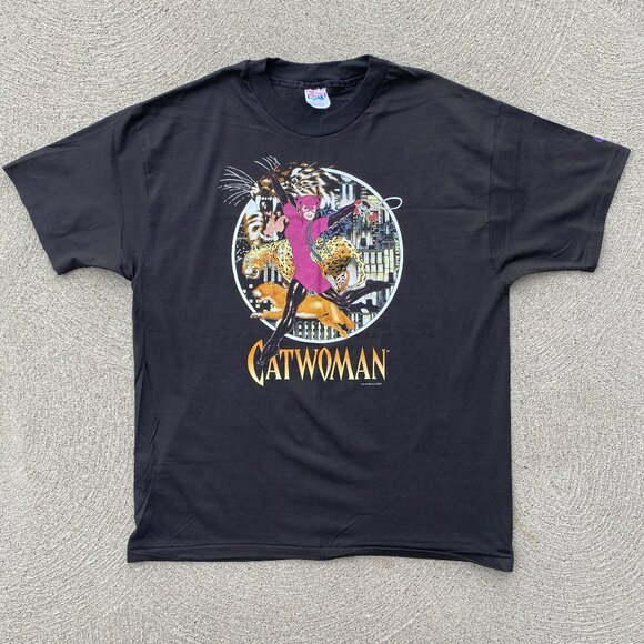 Vintage 1995 Catwoman DC Comics t-shirt - Picture 1 of 3